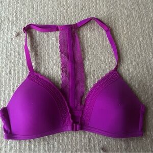 Xhilaration Purple Front Clasp Bralette